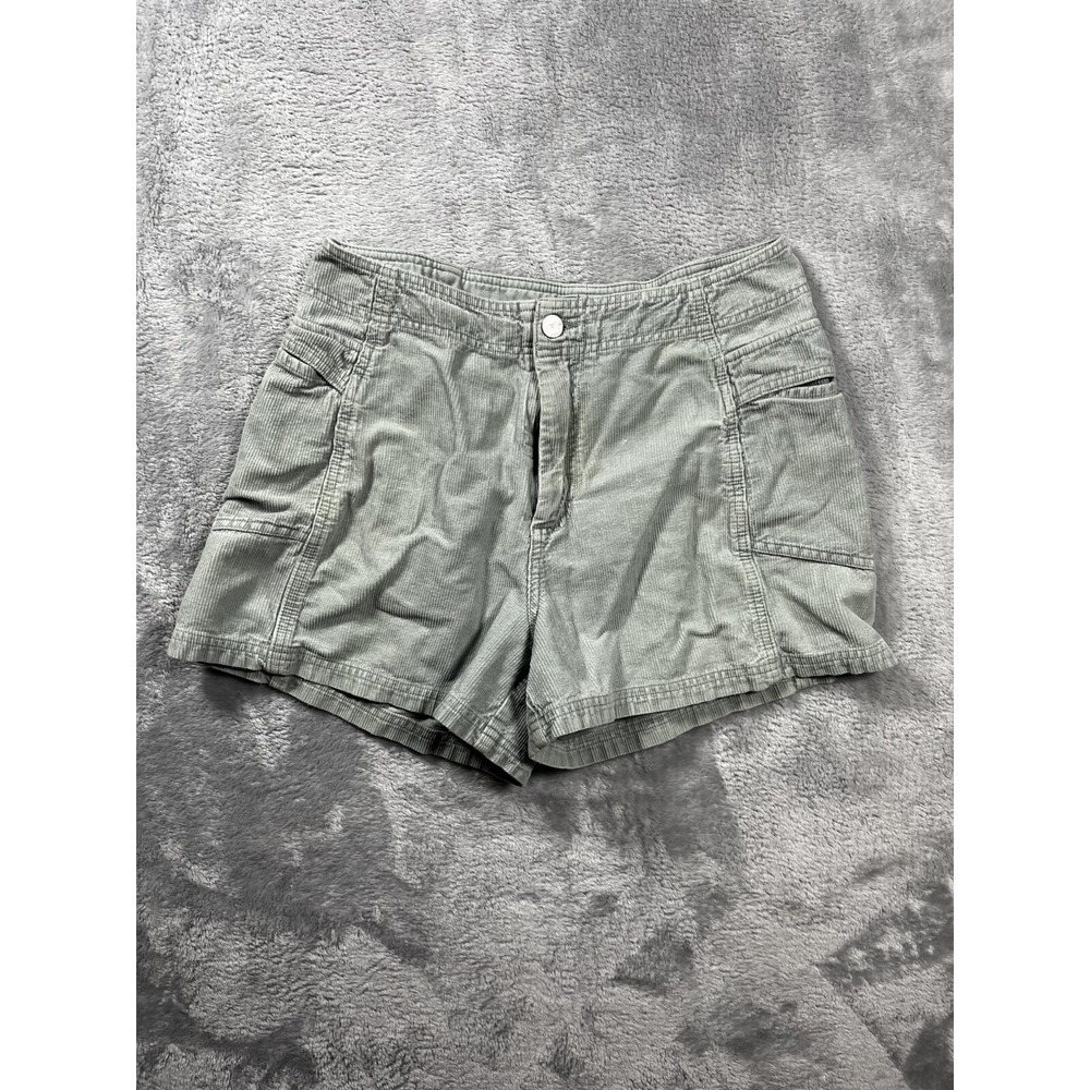 Women's PATAGONIA ~ Utility Cotton Canvas Khaki Shorts With Pockets ~ Size 12